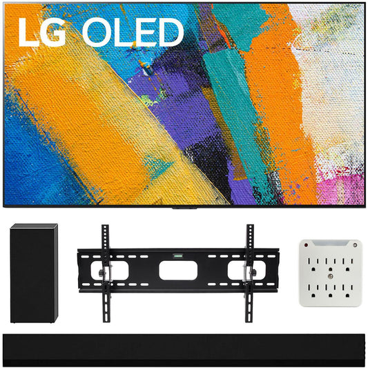 LG OLED65GXPUA 65" GX 4K OLED TV w/ AI ThinQ (2020 Model) with GX Soundbar Bundle