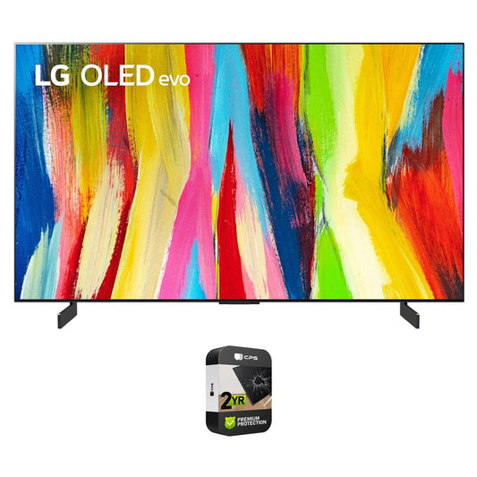 LG OLED65C2PUA 65 Inch HDR 4K Smart OLED TV (2022) w/ 2 YR Extended Warranty