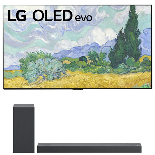 LG OLED55G1PUA 55" OLED evo Gallery TV 2021 + LG S75Q High Res Audio Sound Bar