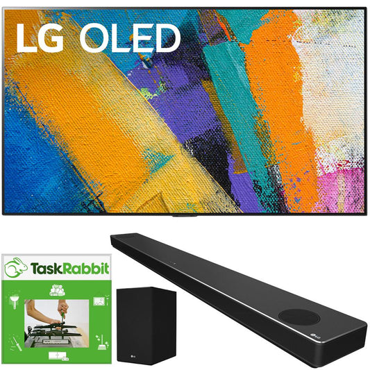 LG 55" GX 4K Smart OLED TV w/ AI ThinQ (2020 Model) + LG SN10YG Soundbar Bundle
