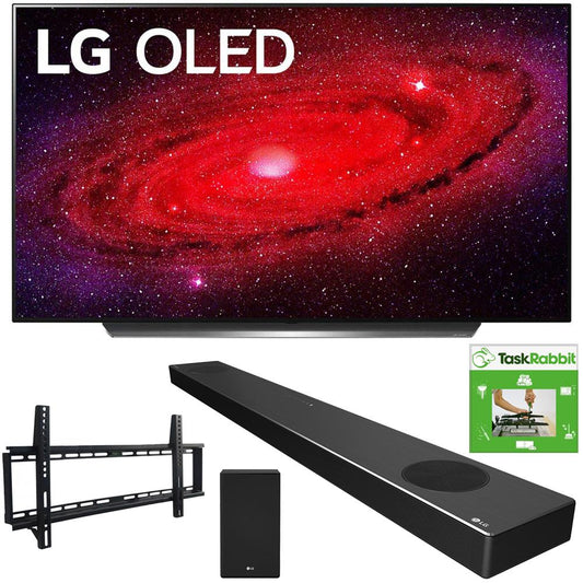 LG 55" CX 4K Smart OLED TV w/ AI ThinQ (2020) + LG SN9YG Sound Bar Bundle