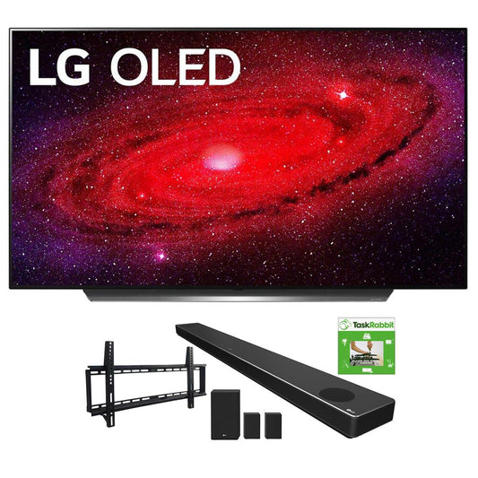 LG 55" CX 4K Smart OLED TV w/ AI ThinQ (2020) + LG SN11RG Sound Bar Bundle