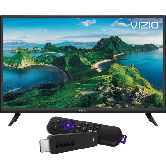 Vizio D-Series 32" Class Full HD Smart LED TV Refurbished + Roku Streaming Stick