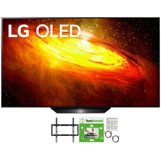 LG 55" BX 4K Smart OLED TV 2020 Model + TaskRabbit Installation Bundle