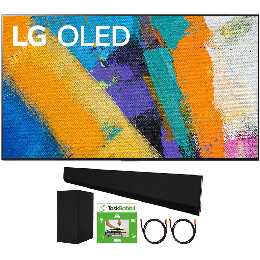 LG OLED77GXPUA 77" GX 4K Smart OLED TV w/ AI ThinQ 2020 + LG GX Soundbar Bundle