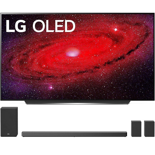 LG OLED77CXPUA 77" OLED TV CX 4K Smart AI ThinQ + SN11RG 7.1.4 Dolby Atmos Soundbar