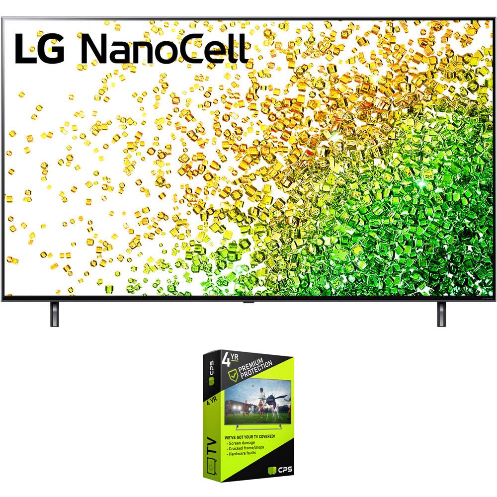 LG 50" NanoCell 80 Series LED 4K UHD Smart webOS TV 2021 + Premium Warranty Bundle
