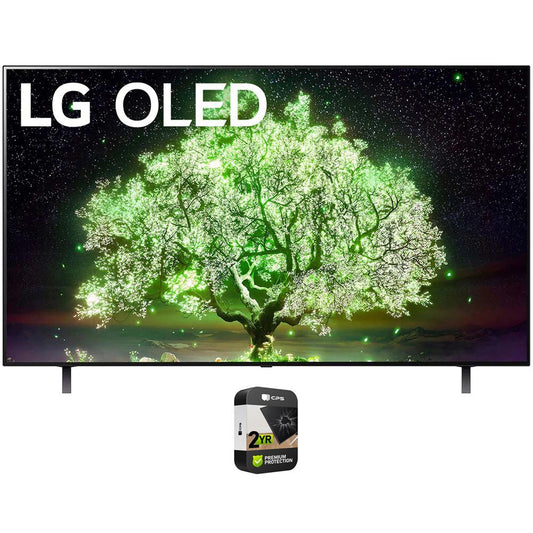 LG 48 Inch A1 Series 4K HDR Smart TV w/ AI ThinQ 2021 + 2 Year Premium Warranty