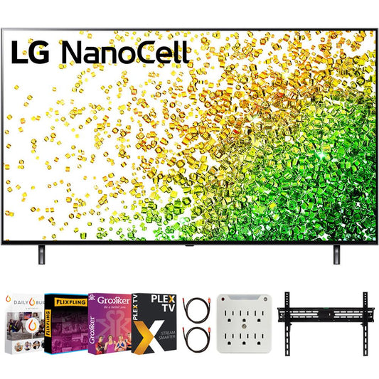 LG 50" NanoCell 80 Series LED 4K UHD Smart webOS TV 2021 with Movies Streaming Pack