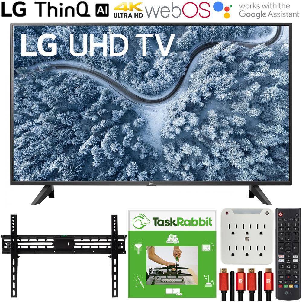 LG 50" UP7000 Series 4K LED UHD Smart webOS TV 2021 +TaskRabbit Installation Bundle