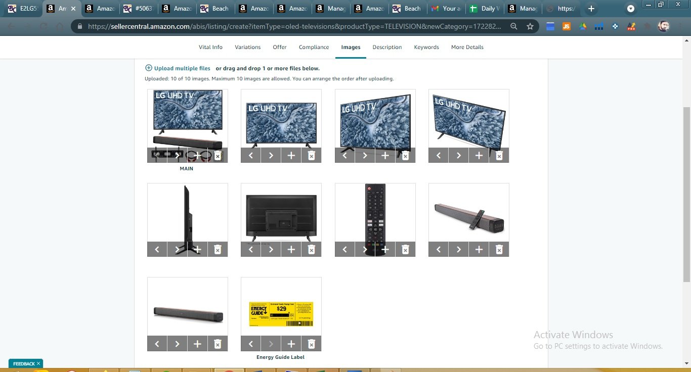 LG 55" UP7000 4K LED UHD Smart webOS TV 2021 with Deco Home 60W Soundbar Bundle