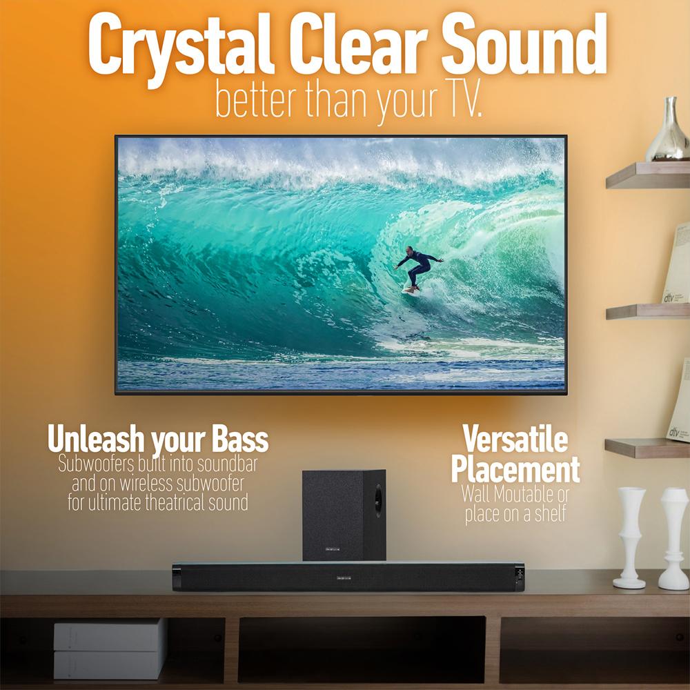 LG 50 Inch UP7000 4K LED UHD Smart webOS TV 2021 with Deco Gear Home Theater Bundle