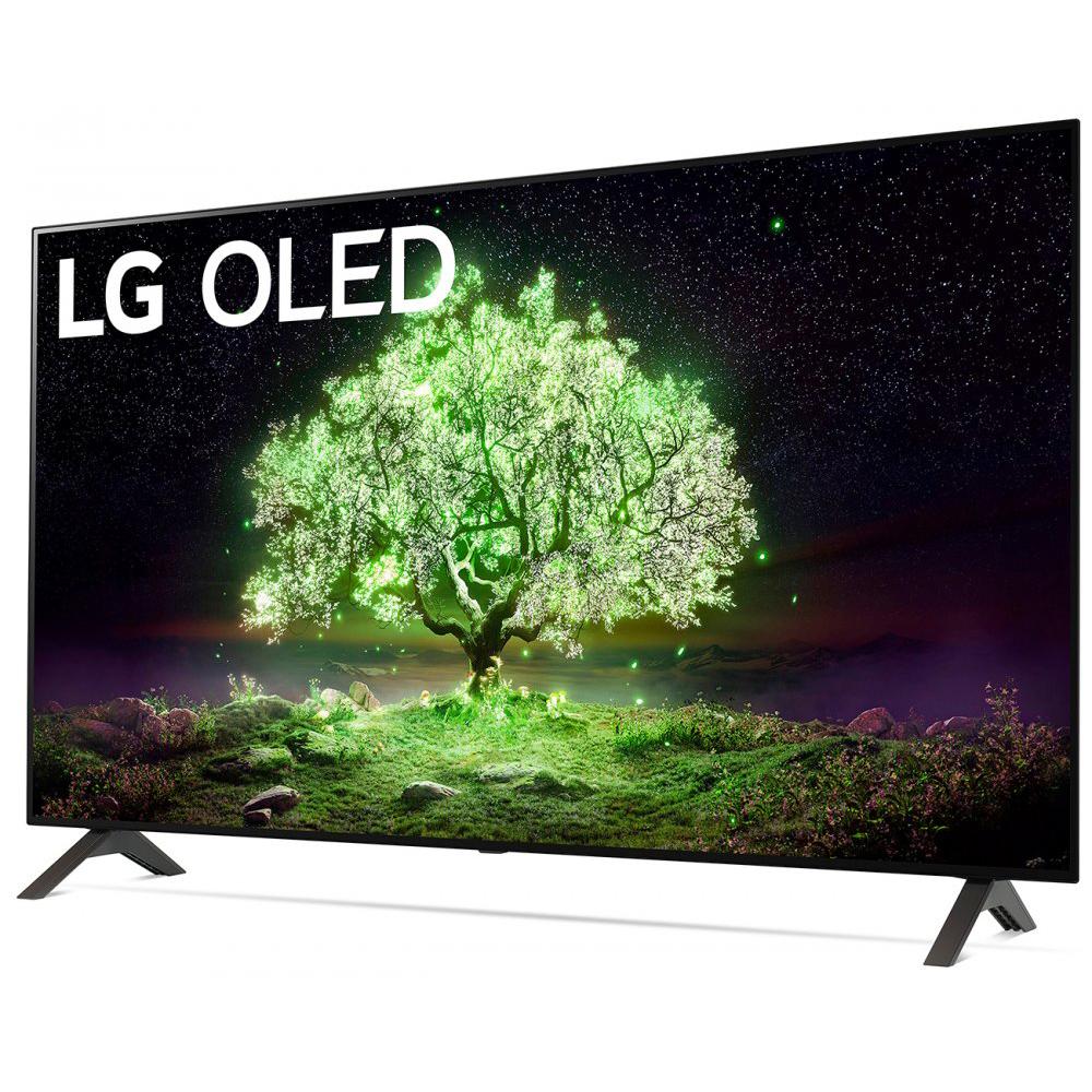 LG OLED77A1PUA 77" A1 Series 4K TV w/AI ThinQ (2021) Bundle with SN10YG Soundbar