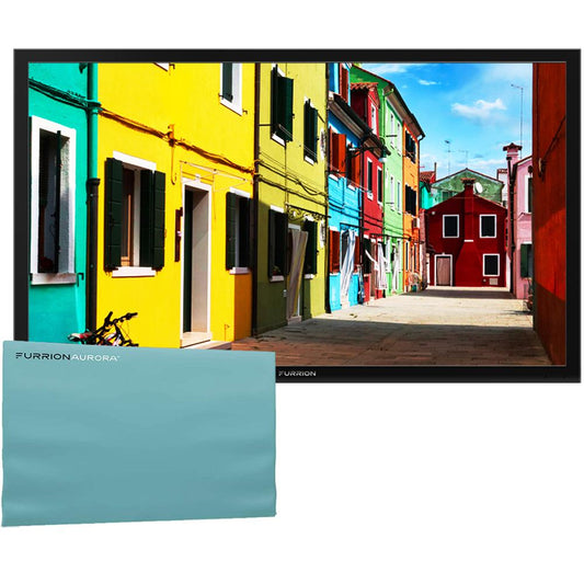 Furrion FDUP55CBS 55" Partial Sun 4K Ultra HD Outdoor TV w/ Weatherproof TV Cover