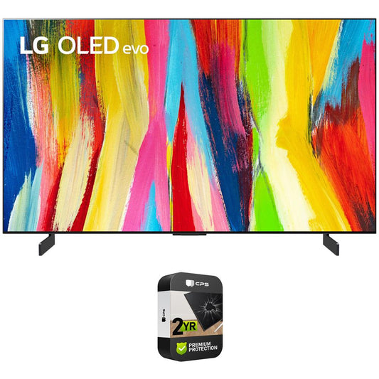 LG OLED65C2PUA 65 Inch HDR 4K Smart OLED TV (2022) w/ 2 YR Extended Warranty