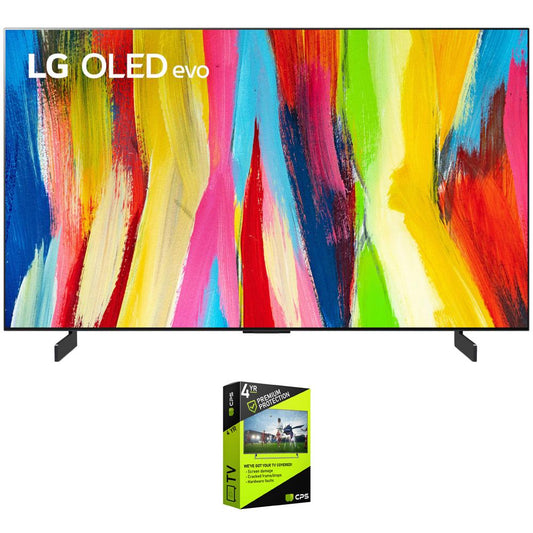 LG OLED65C2PUA 65 Inch HDR 4K Smart OLED TV (2022) w/ 4 Year Extended Warranty