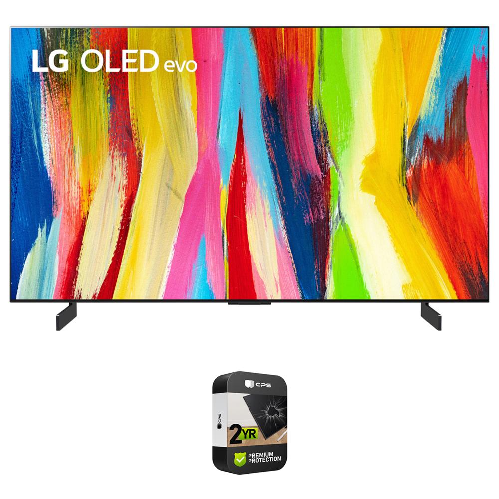 LG OLED77C2PUA 77 Inch HDR 4K Smart OLED TV (2022) w/ 2 Year Extended Warranty