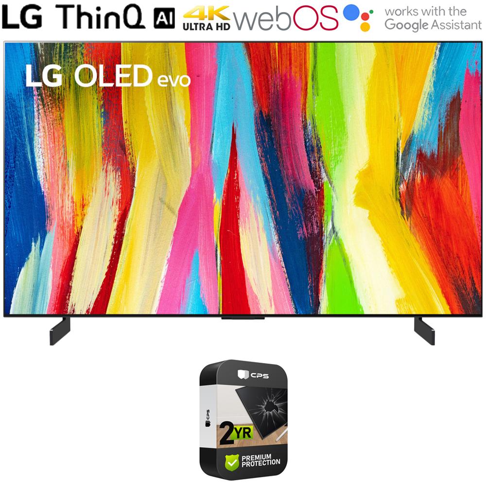 LG OLED83C2PUA 83 Inch HDR 4K Smart OLED TV (2022) w/ 2 Year Extended Warranty