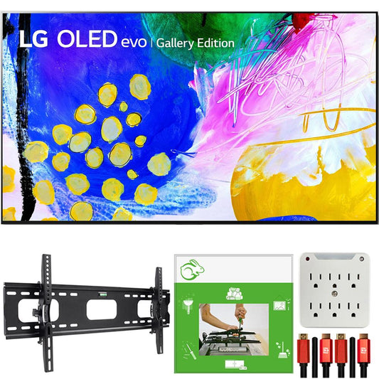 LG OLED77G2PUA 77" HDR 4K Smart OLED TV 2022 + TaskRabbit Installation Bundle