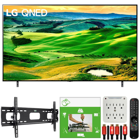 LG 55QNED80UQA 55" QNED Mini-LED Smart TV 2022 + TaskRabbit Installation Bundle