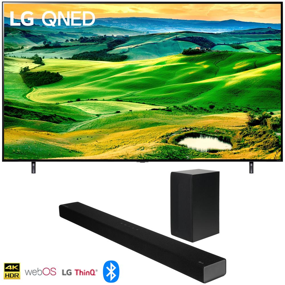 LG 50 Inch QNED Mini-LED Smart TV 2022 with LG 3.1 Ch High Res Audio Sound Bar